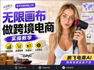 【跨境电商必备】AI无线画布制作商品宣传视频，四步搞定，无线画布工作流，操作简单好上手-优创圈