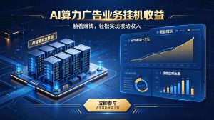 AI算力广告业务｜AI时代个人或工作室新赛道-优创圈