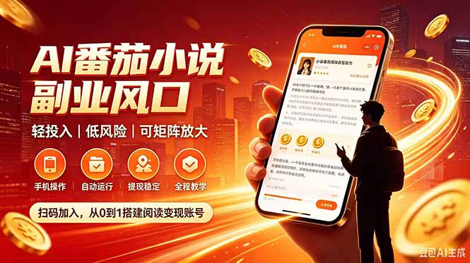番茄达人变现新玩法,全自动运行 每日300+-优创圈