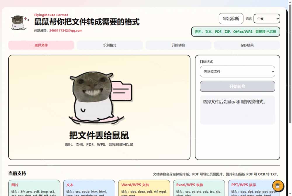 鼠鼠这次我立功啦!Windows格式问题不要慌,开源鼠鼠格式转换工具来帮忙,Github热门宝藏工具