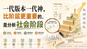 付费文章:一代版本一代神,比阶层更重要的,是分析社会阶段-优创圈