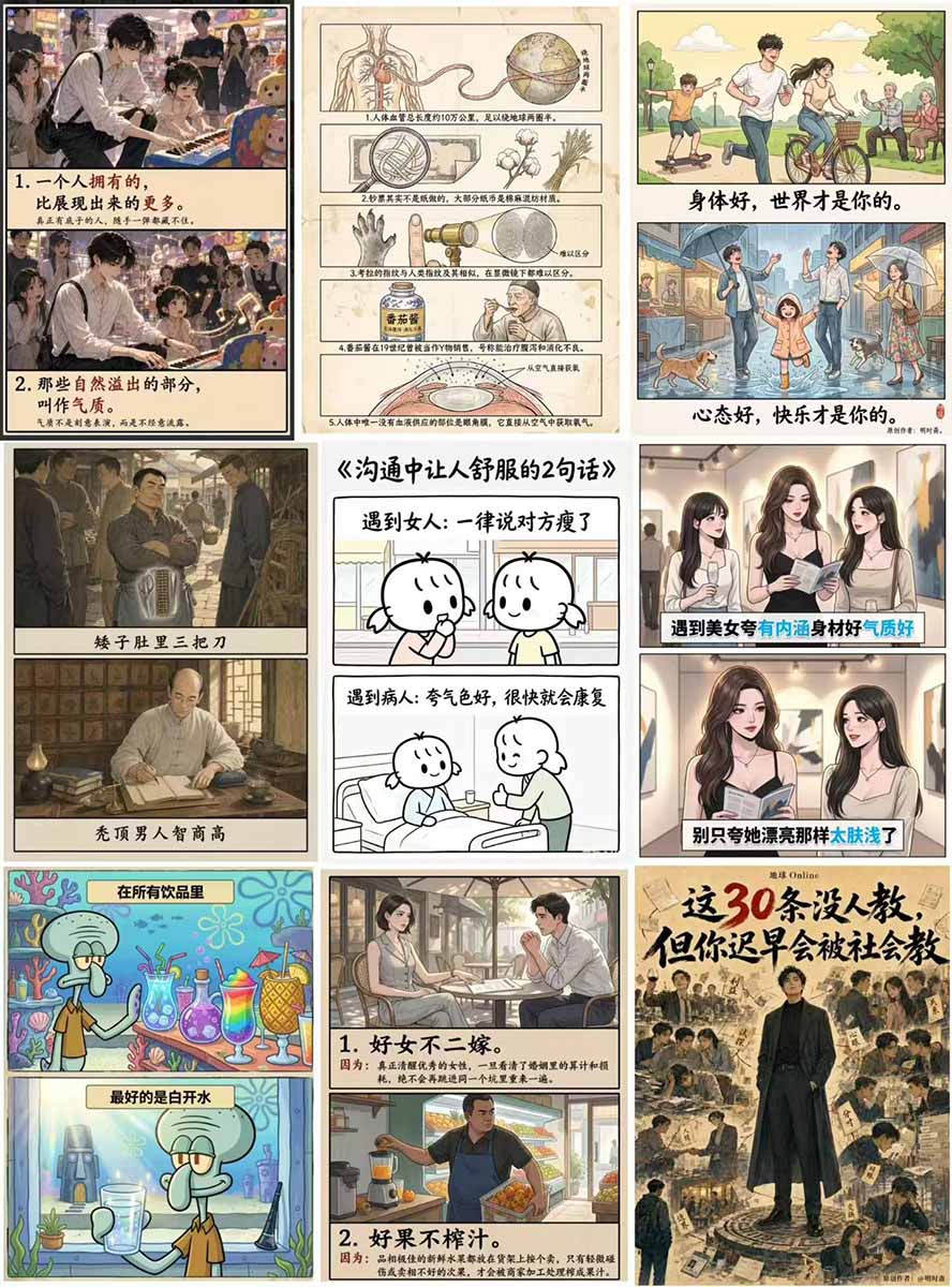 外面卖699元的抖音10W粉博主AI绘图实战课:提示词+爆款复刻+漫画创作+封面设计,从0掌握AI作图与变现完整流程