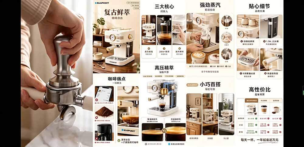 请美工太贵?自己设计太难?AI一键直出电商详情页+产品视频,零基础做出专业级效果 (更新0820)