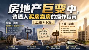 付费文章：房地产巨变中，普通人买房卖房的操作指南【上篇+下篇】-优创圈