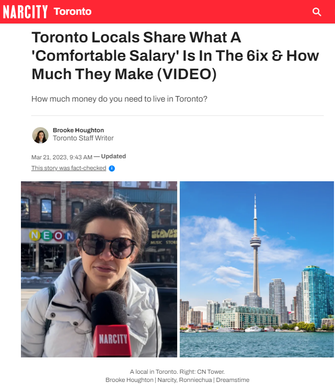 加拿大挣钱副业-【加国新闻】路人采访：在多伦多挣多少工资才能过舒服？