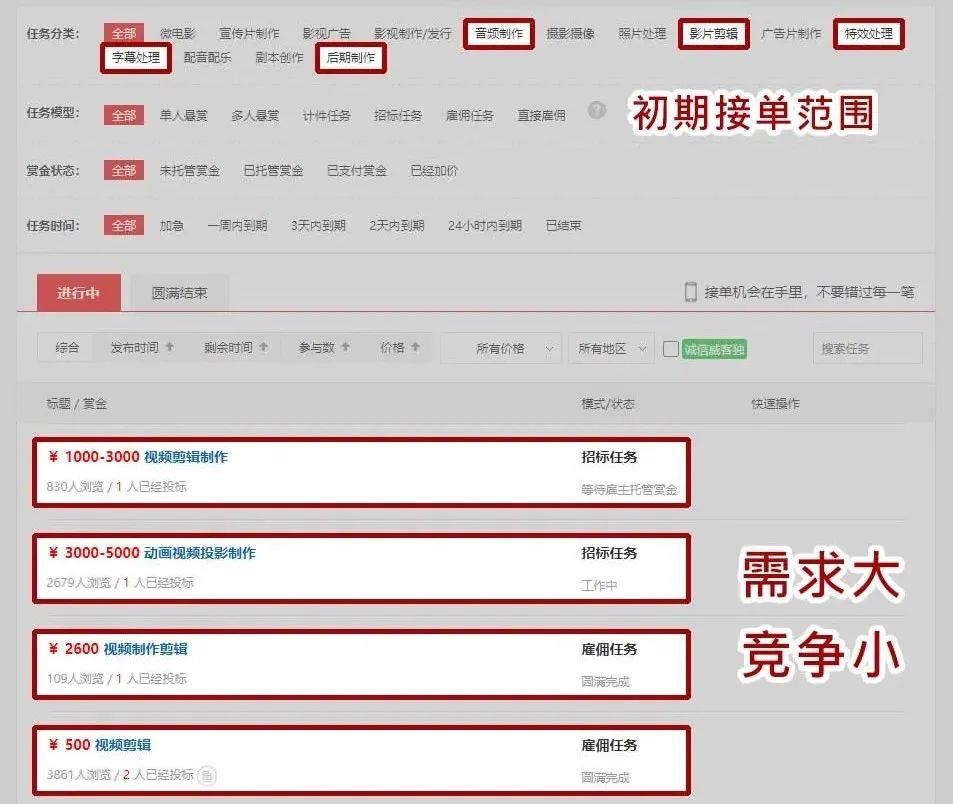 图片[5]-带娃在家想做副业-在家带娃2年，靠剪辑赚了30w：成年人请用脑子赚钱！-优创圈